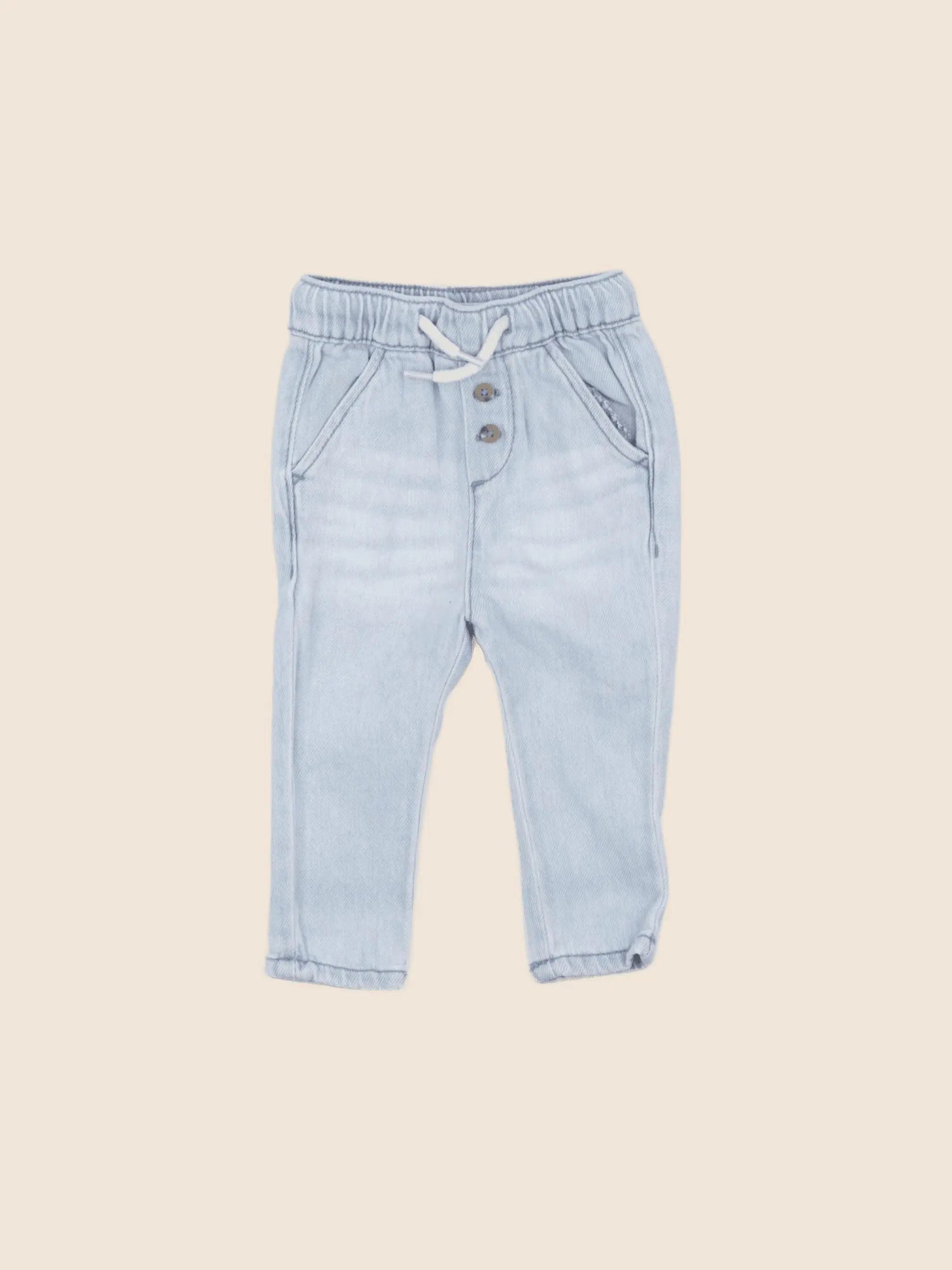 Vertbaudet - jean bleu - 3 mois