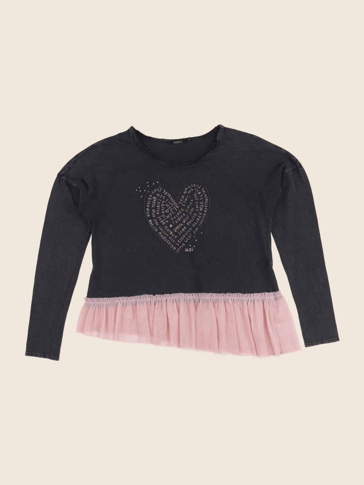 IKKS - tee-shirt gris - 14 ans