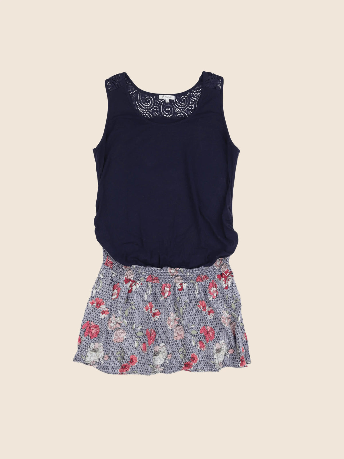La Halle - robe grossesse bleu - 42