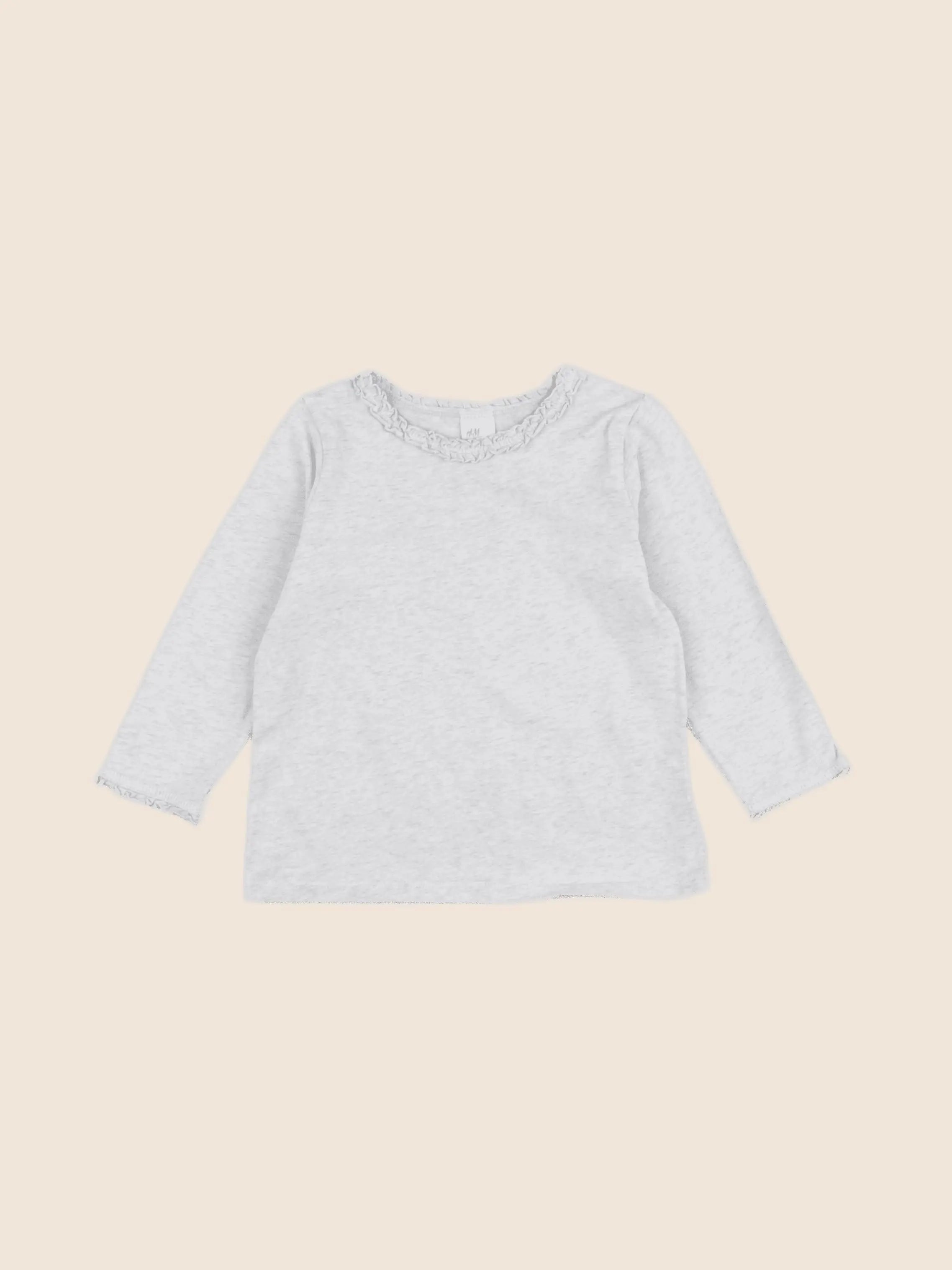 H&M - tee-shirt gris - 12/18 mois