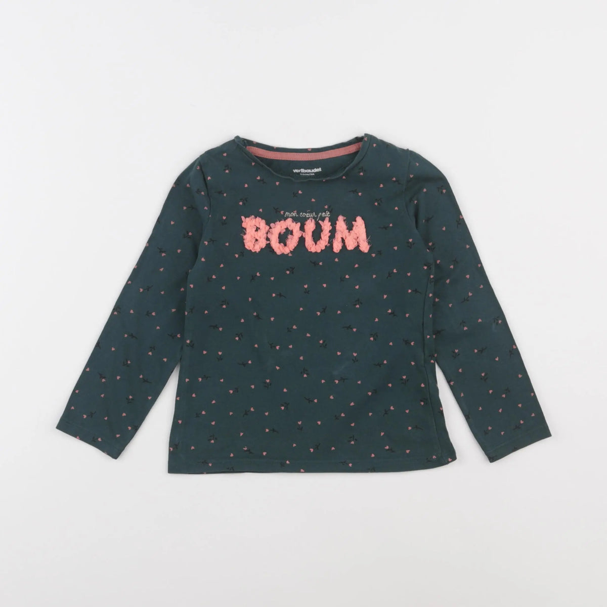 Vertbaudet - tee-shirt vert - 3 ans