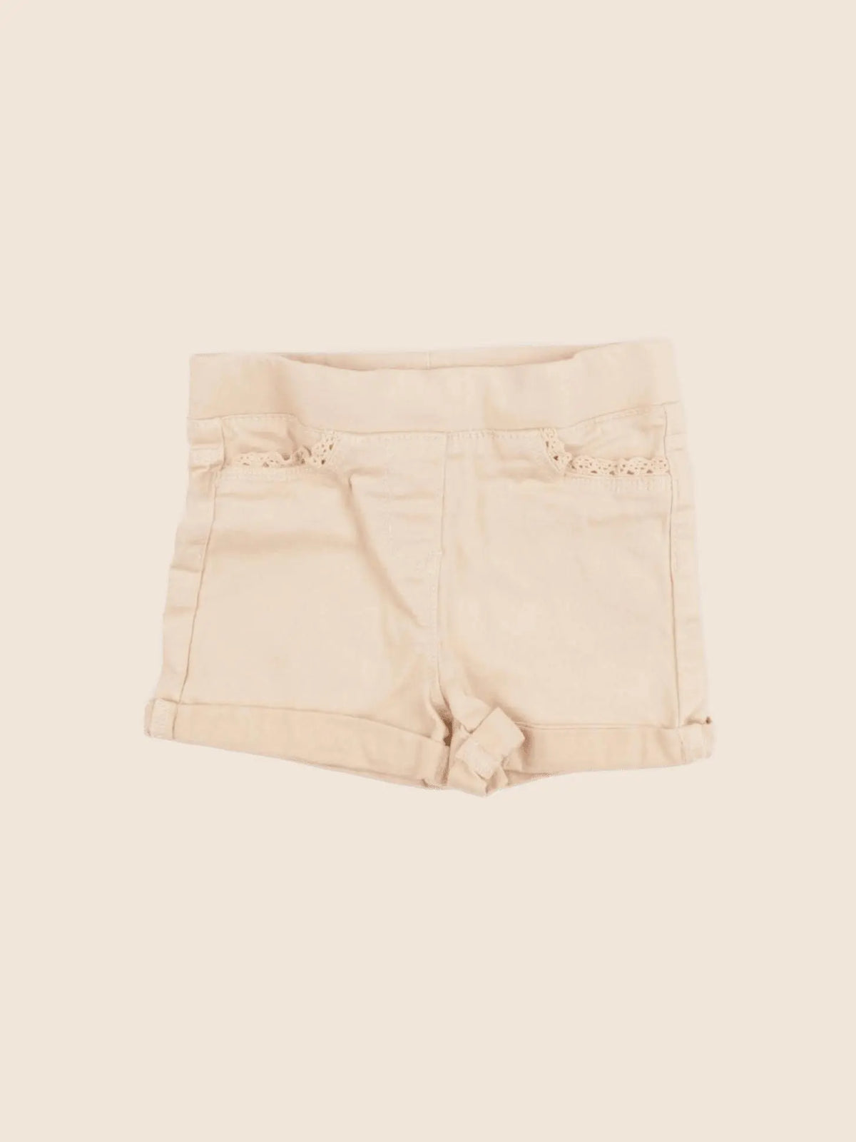 Vertbaudet - short orange - 3 mois