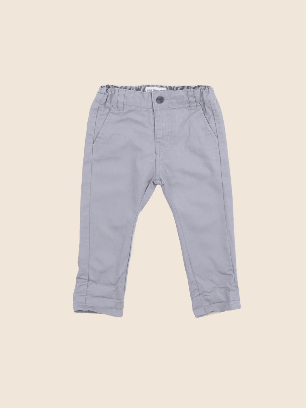 Vertbaudet - pantalon gris - 6 mois