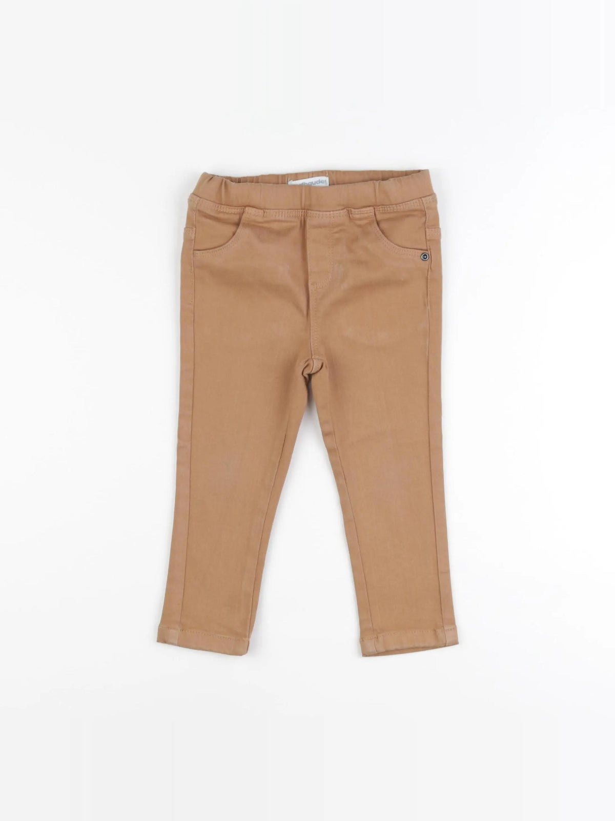 Vertbaudet - jegging marron - 24 mois