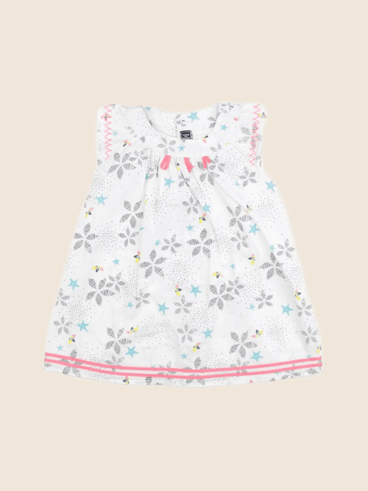 Terre de marins - robe multicolore - 18 mois