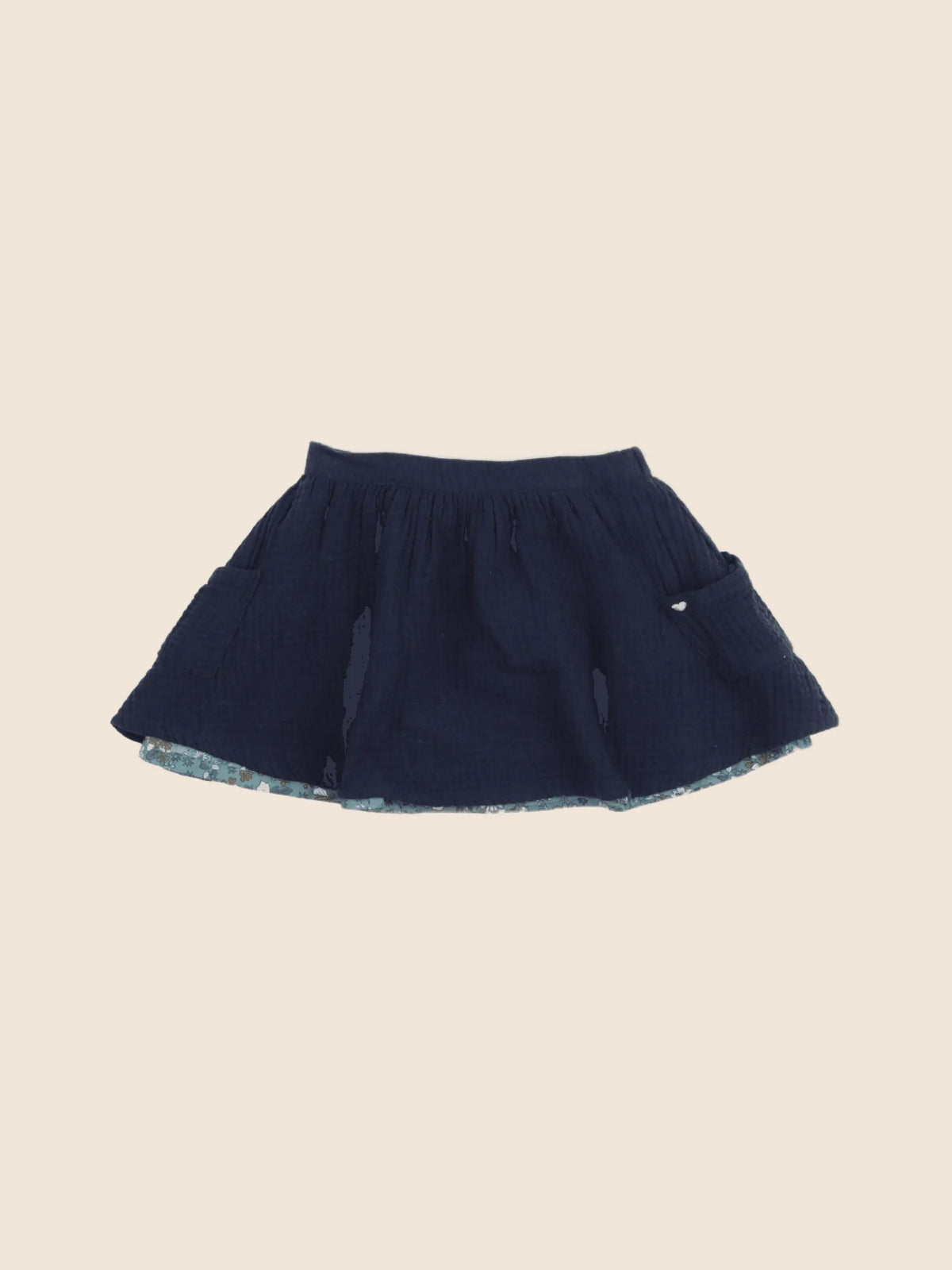 Vertbaudet - jupe bleu - 3 ans