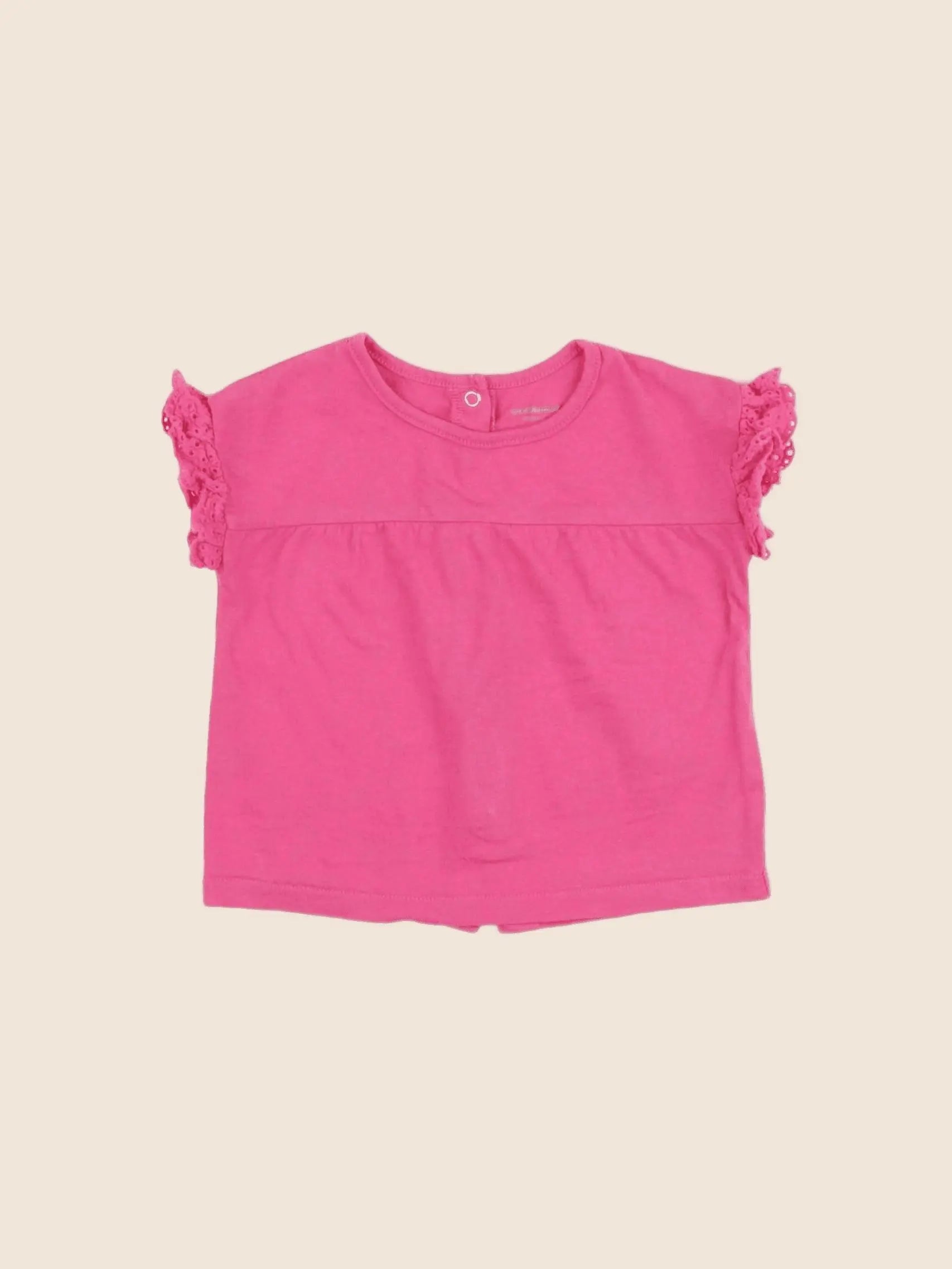 Vertbaudet - tee-shirt rose - 3 mois