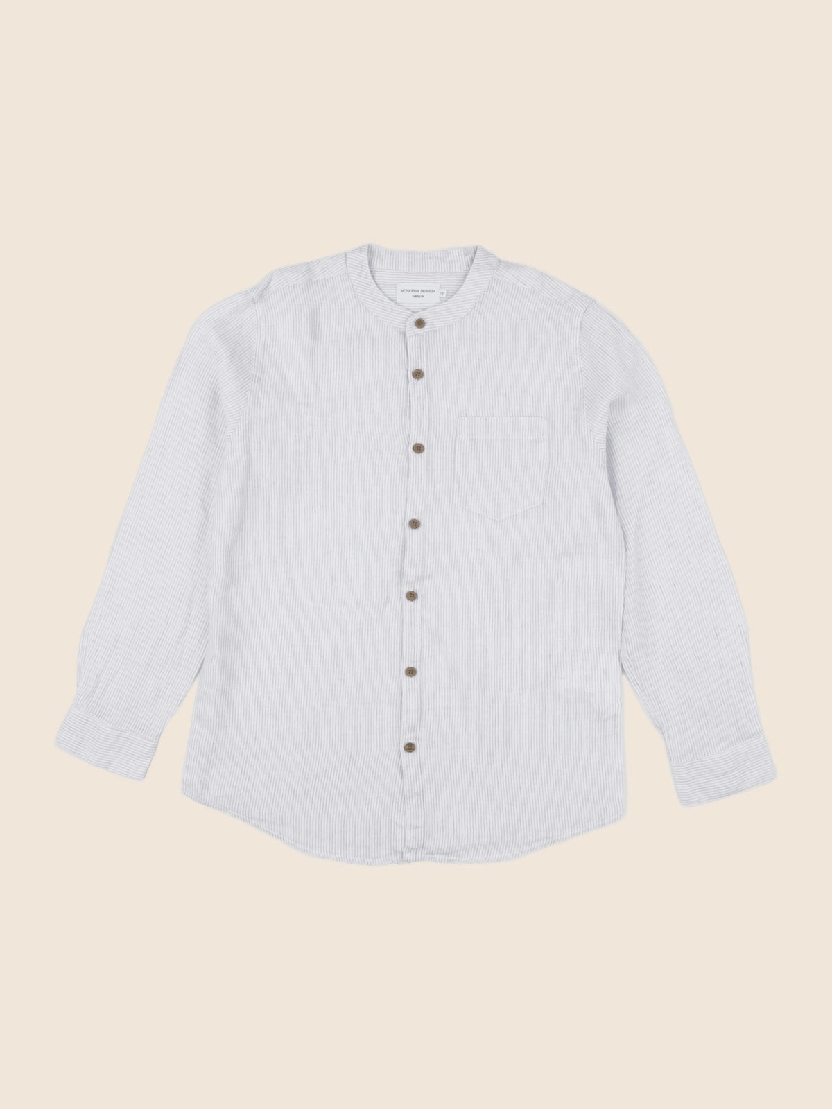 Monoprix - chemise bleu - 12 ans