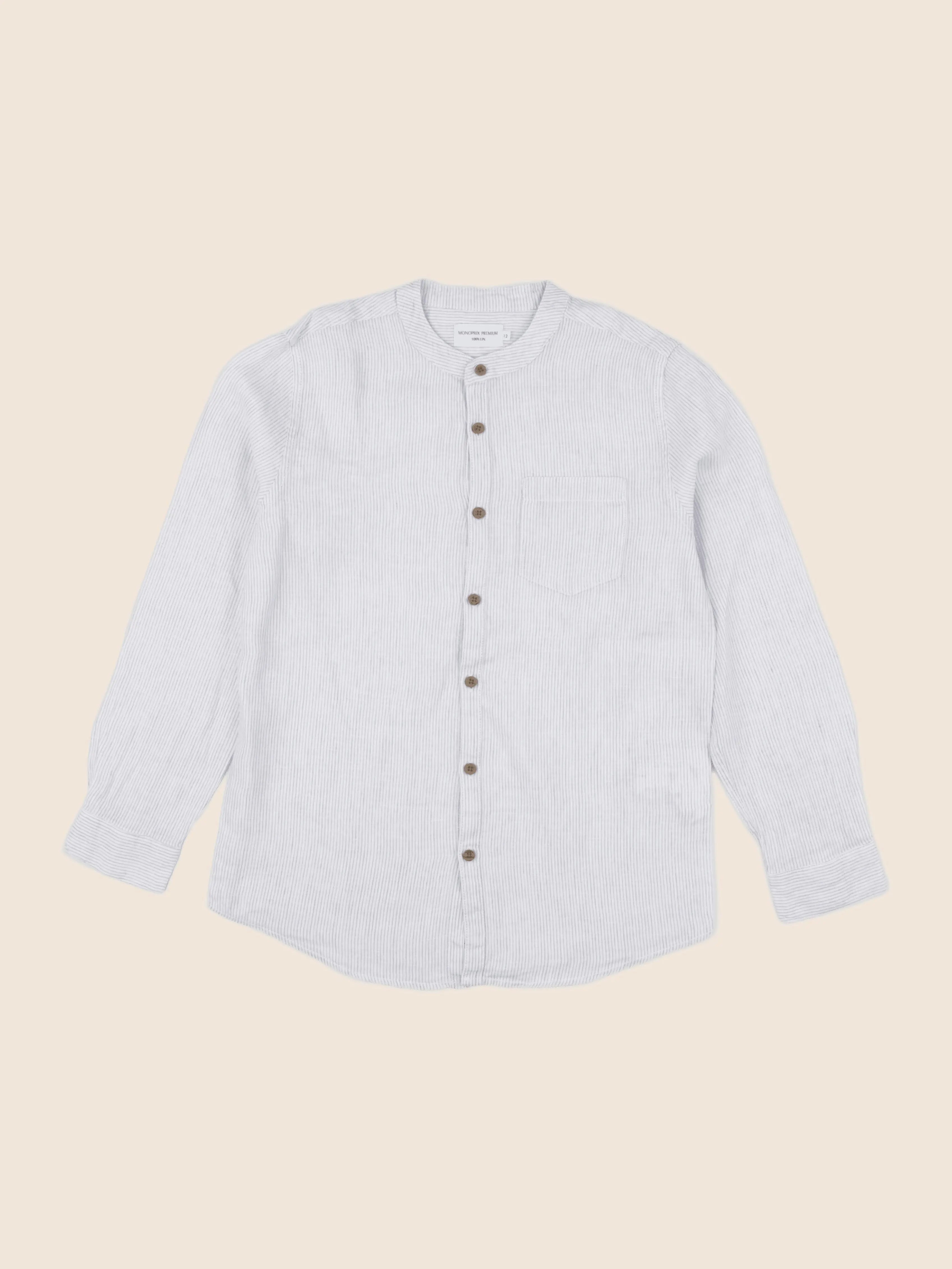 Monoprix - chemise bleu - 12 ans