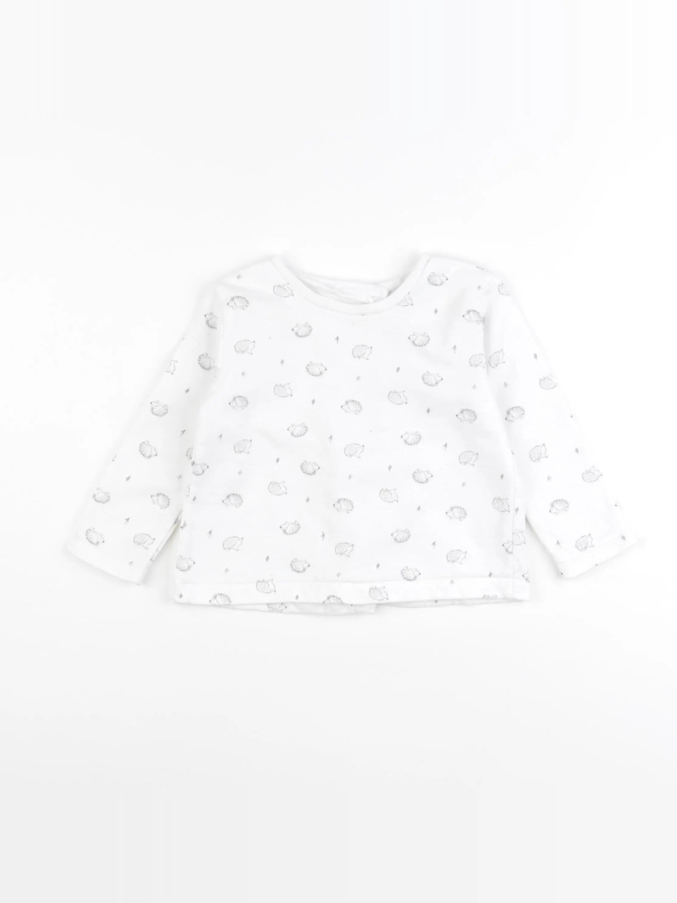 La Redoute - sweat blanc - 12 mois