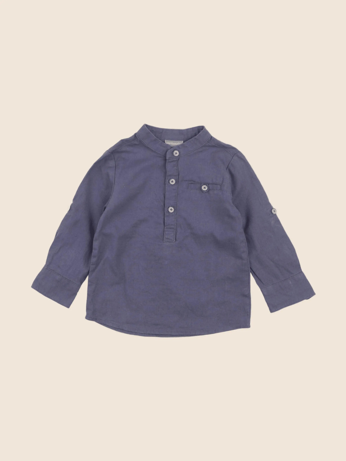 Vertbaudet - chemise bleu - 2 ans
