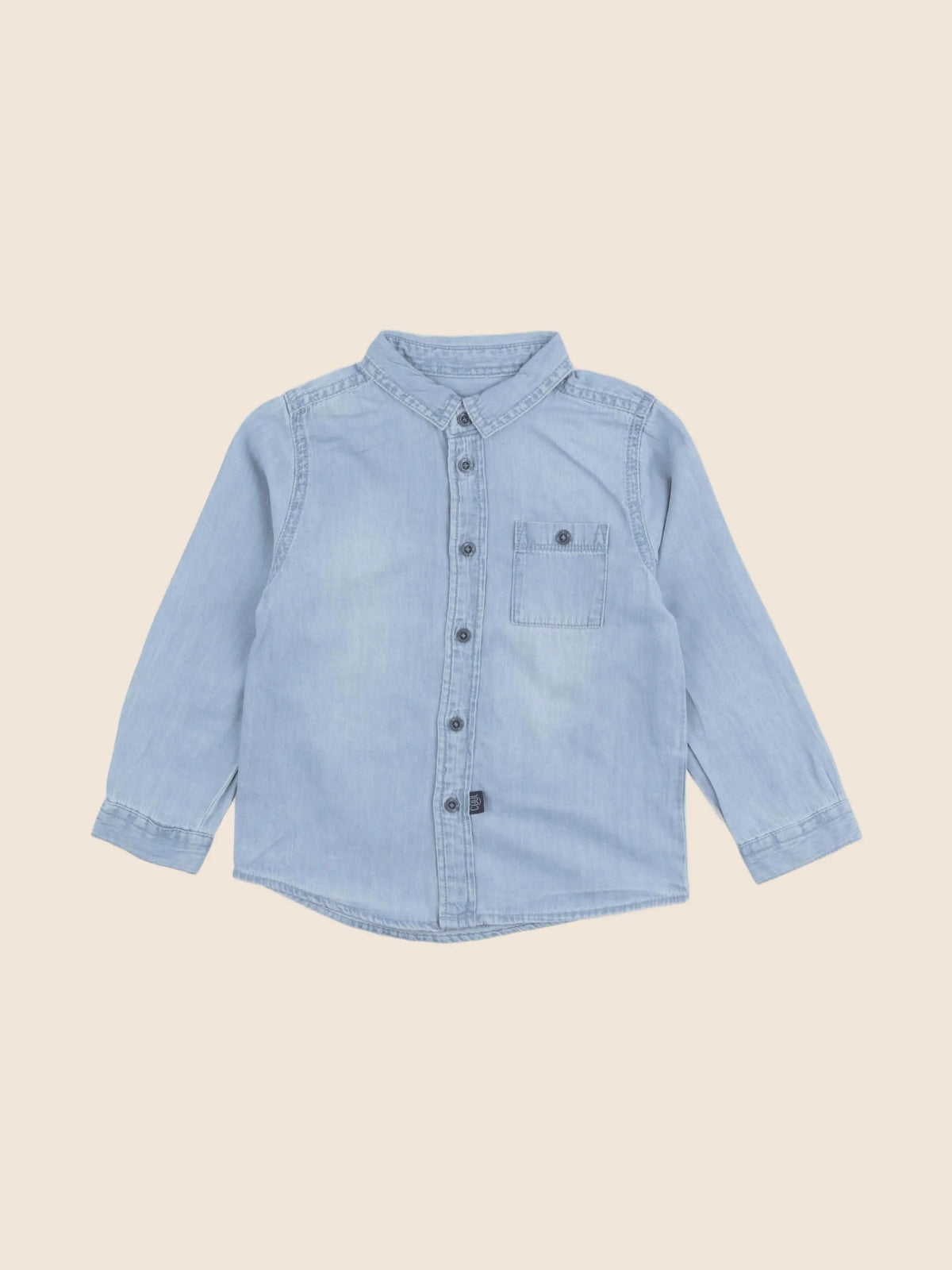 Vertbaudet - chemise bleu - 36 mois