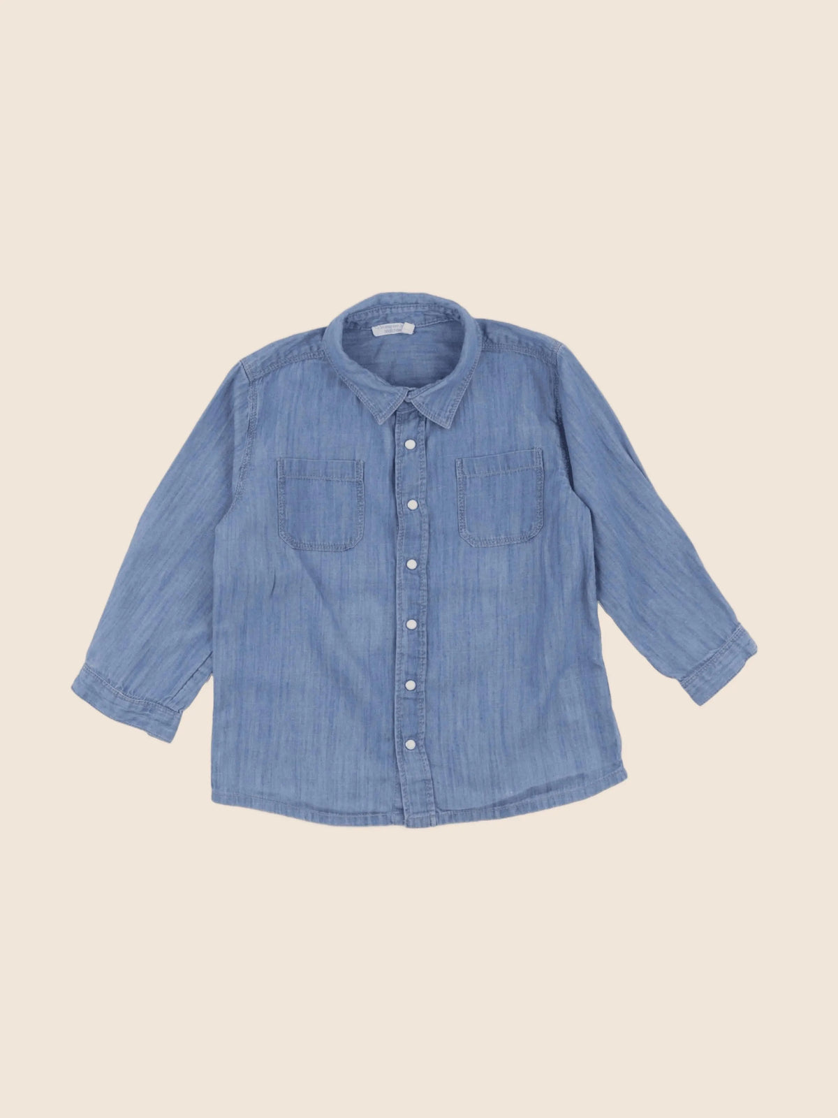 Boutchou - chemise bleu - 36 mois