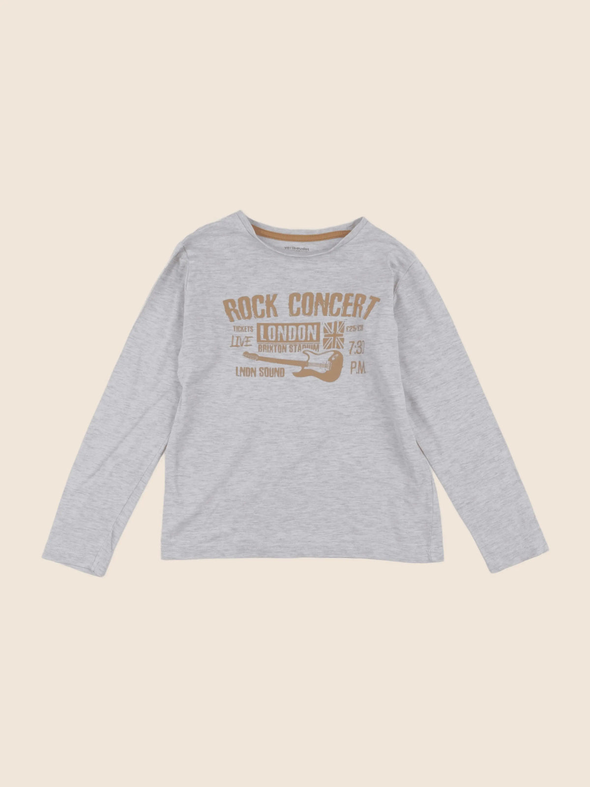 Vertbaudet - tee-shirt gris - 8 ans