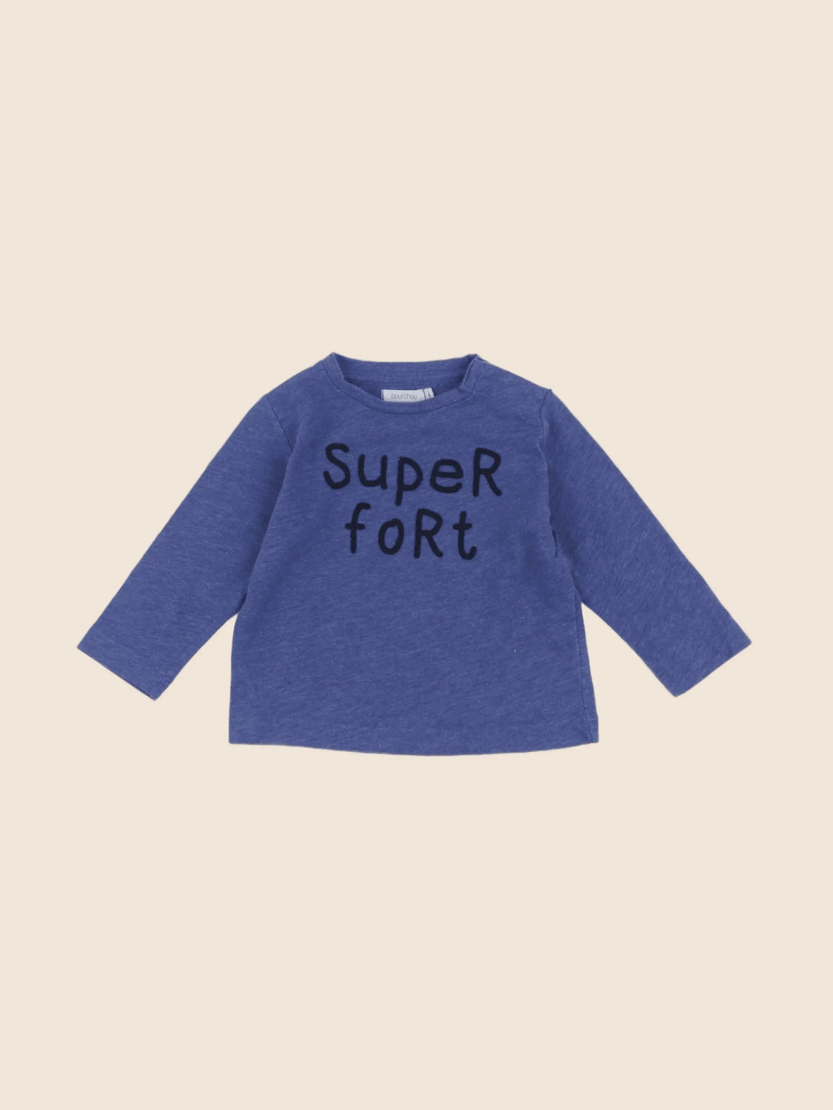 Boutchou - tee-shirt bleu - 6 mois