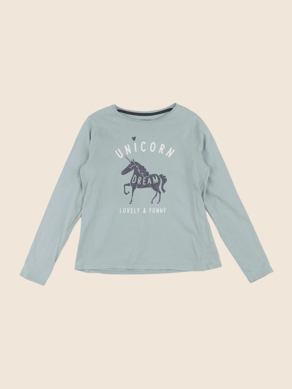 Vertbaudet - tee-shirt bleu - 10 ans