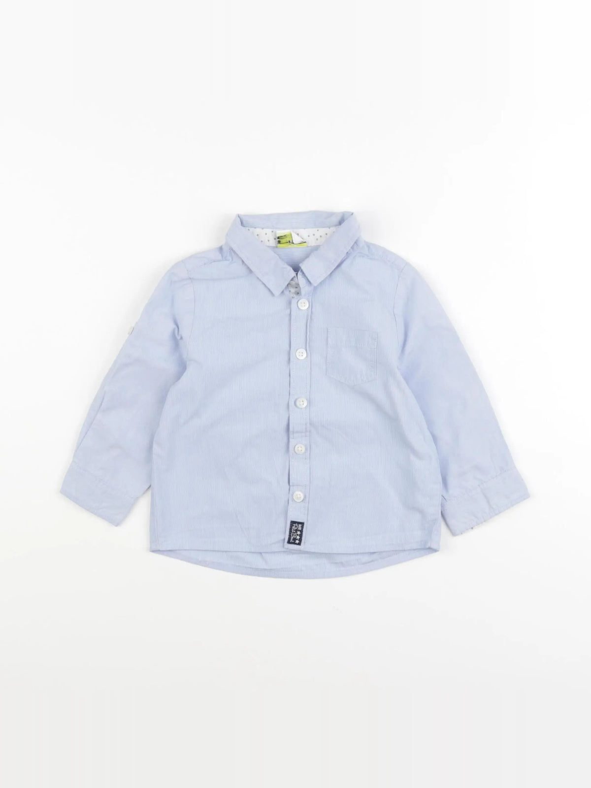 Tape à l'oeil - chemise bleu - 18 mois