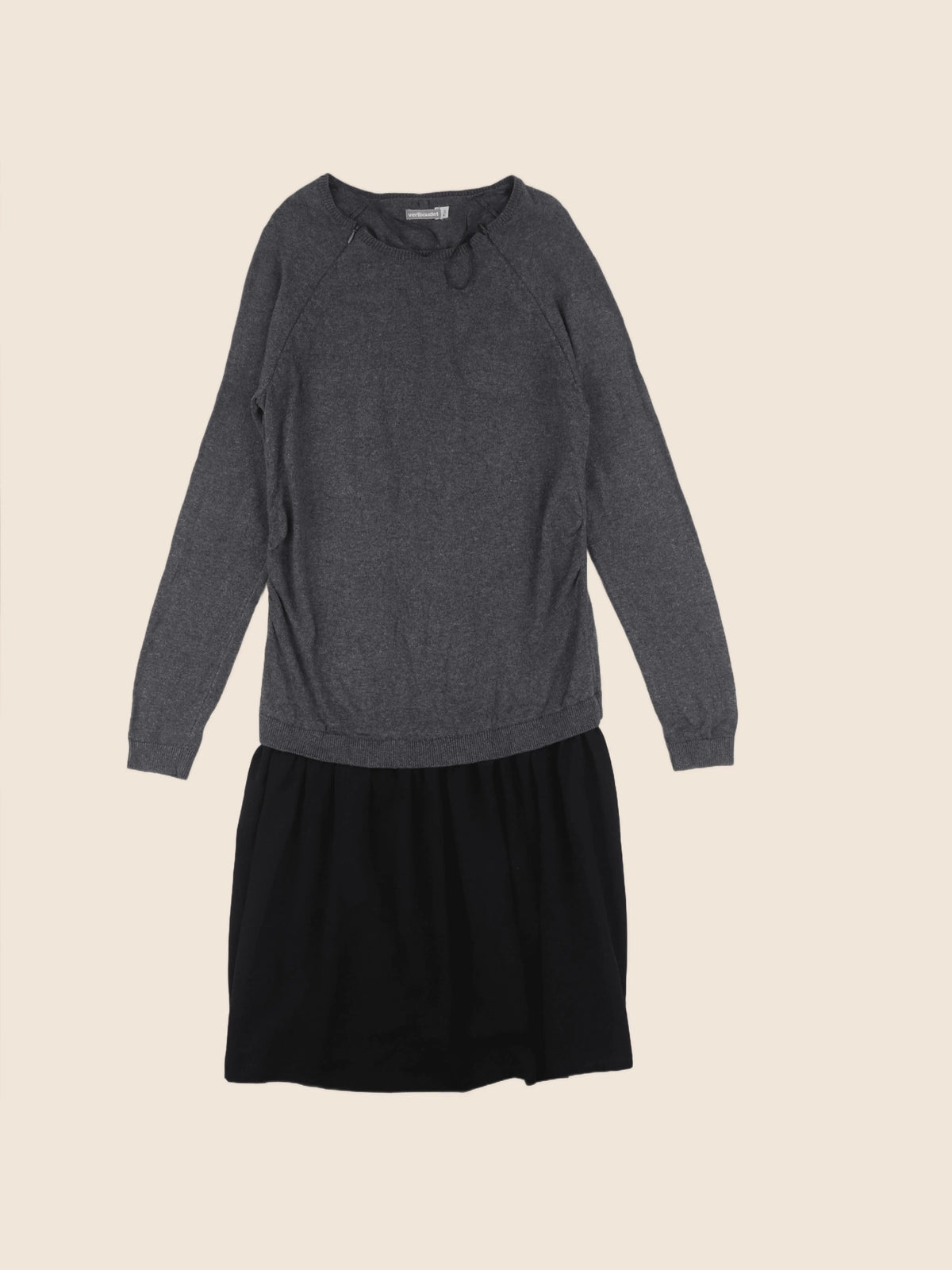 Vertbaudet - robe grossesse, allaitement gris - 38 à 40