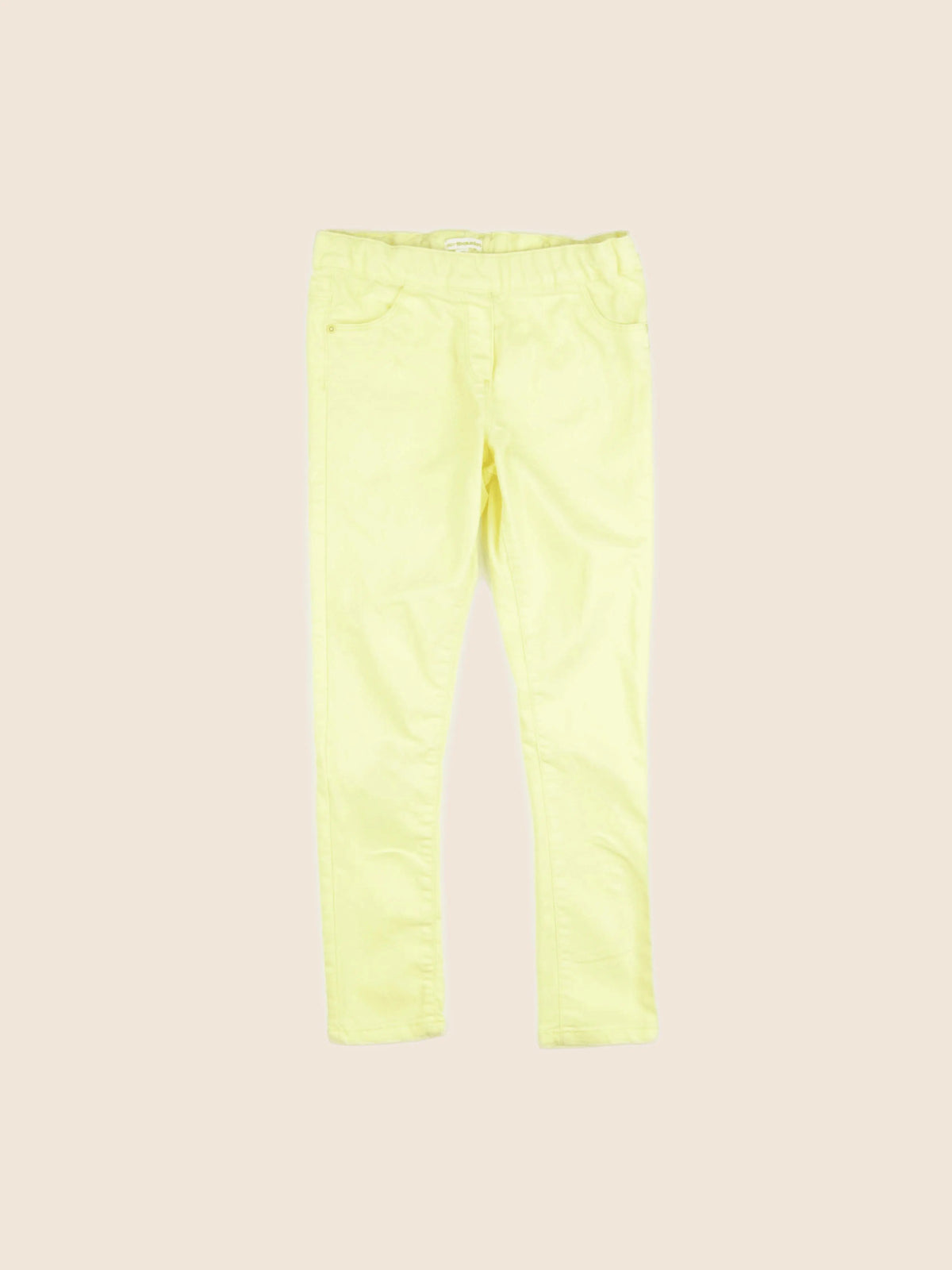 Vertbaudet - jegging jaune - 10 ans