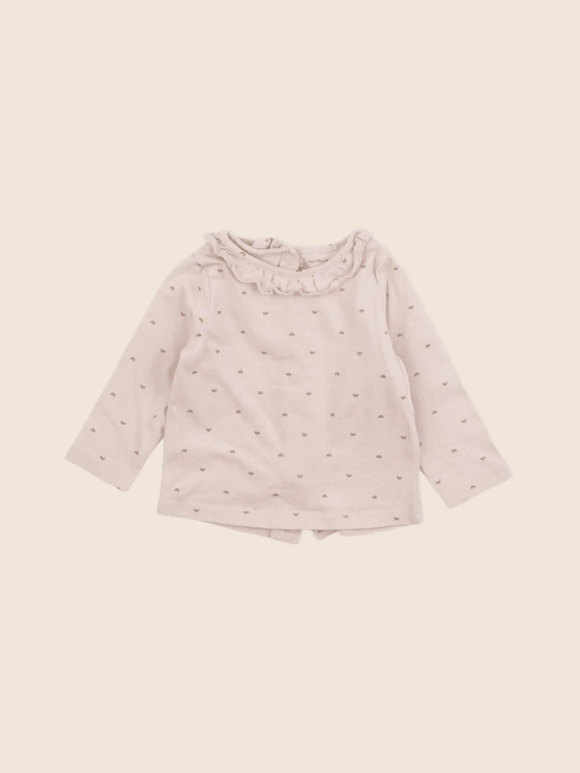 Vertbaudet - tee-shirt rose - 6 mois