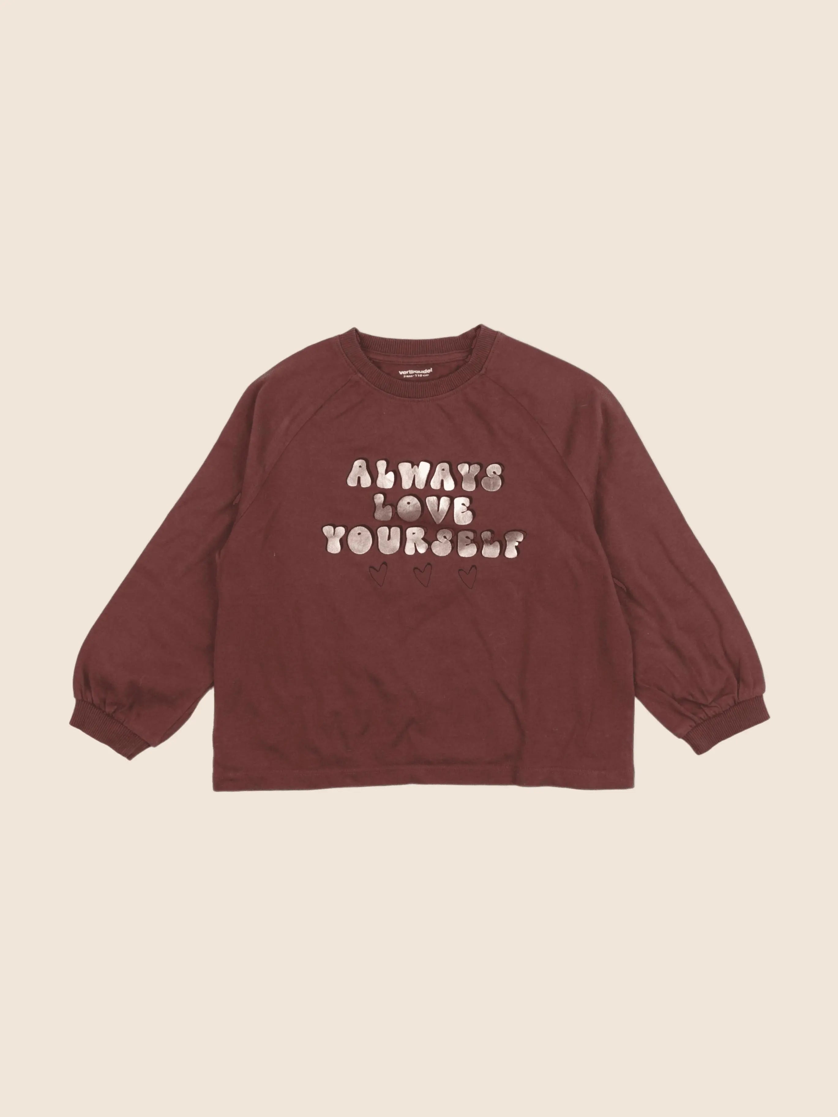 Vertbaudet - tee-shirt rouge - 5 ans