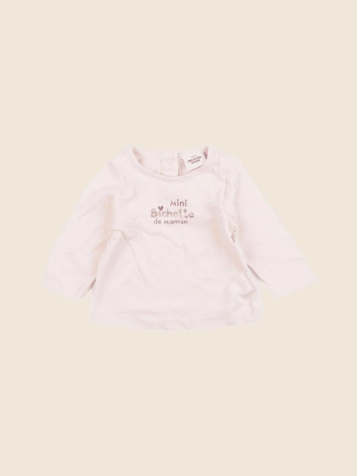 Tape à l'oeil - tee-shirt rose - 3 mois