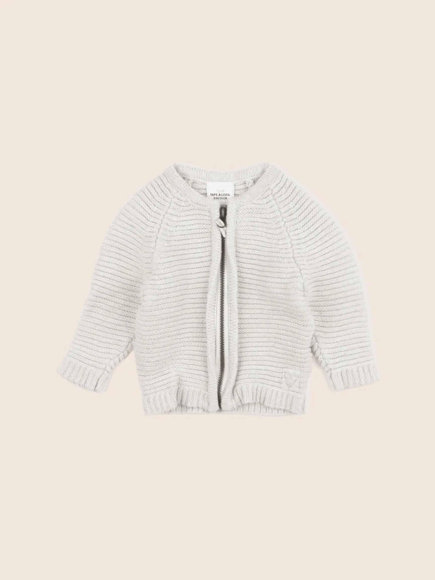Tape à l'oeil - gilet beige - 3 mois