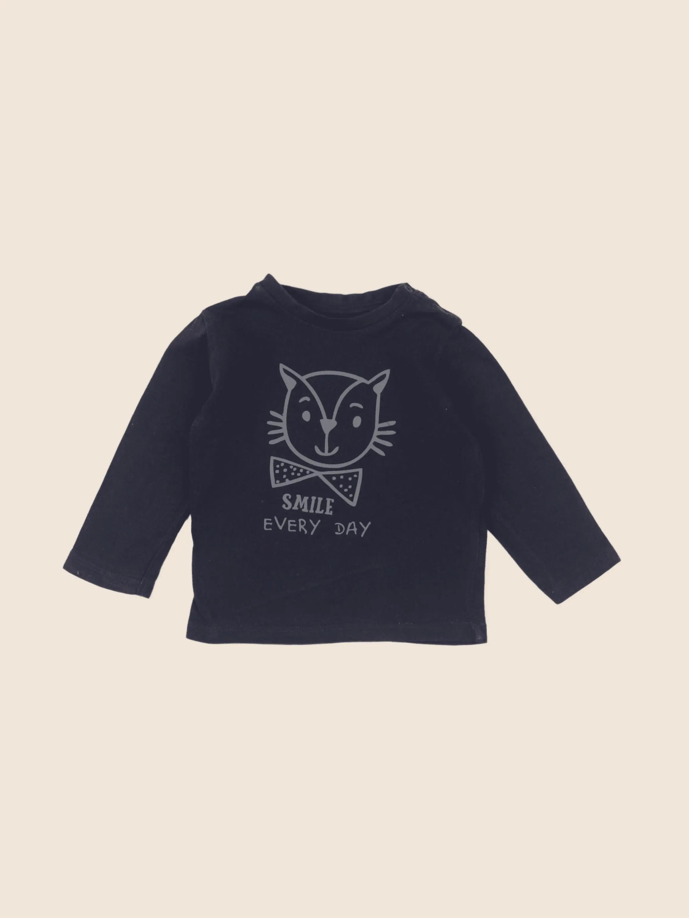 Vertbaudet - tee-shirt bleu - 9 mois