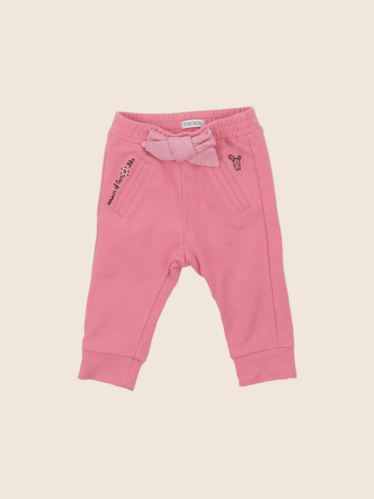 IKKS - pantalon rose - 3 mois