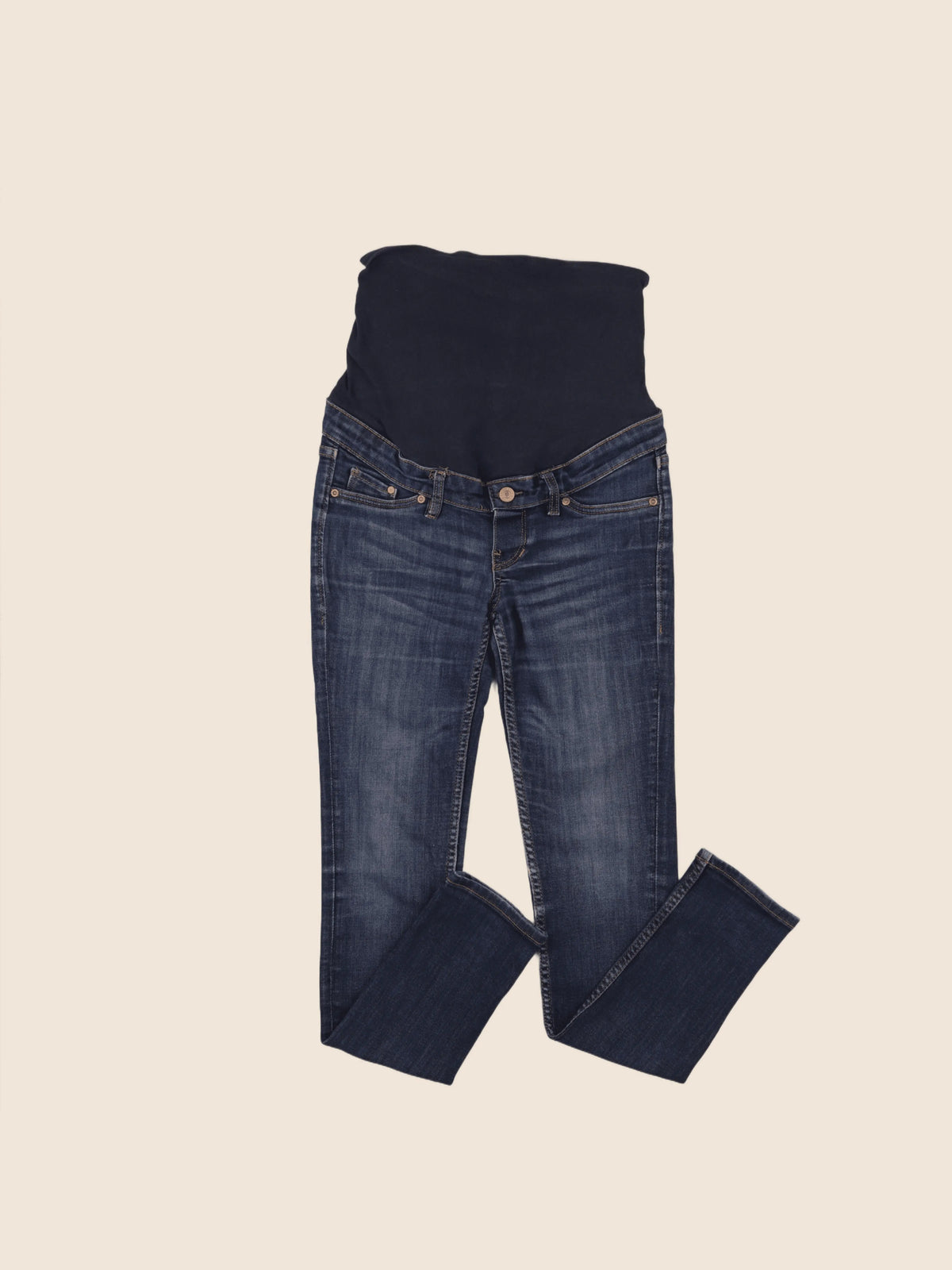 H&M - jean grossesse bleu - 34