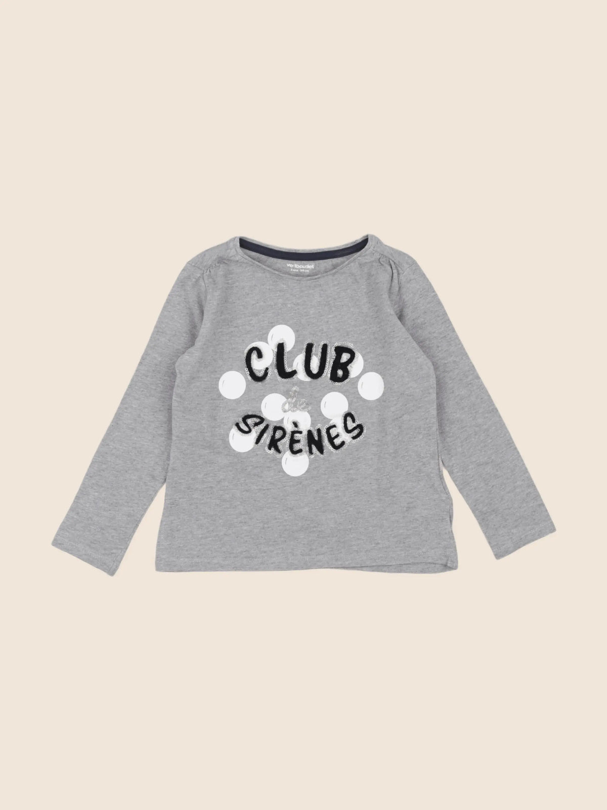 Vertbaudet - tee-shirt gris - 3 ans