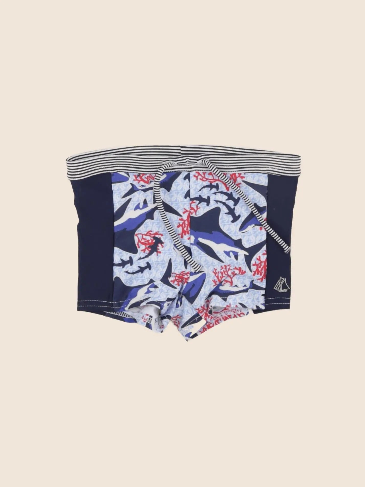 Petit Bateau - maillot de bain bleu - 24 mois