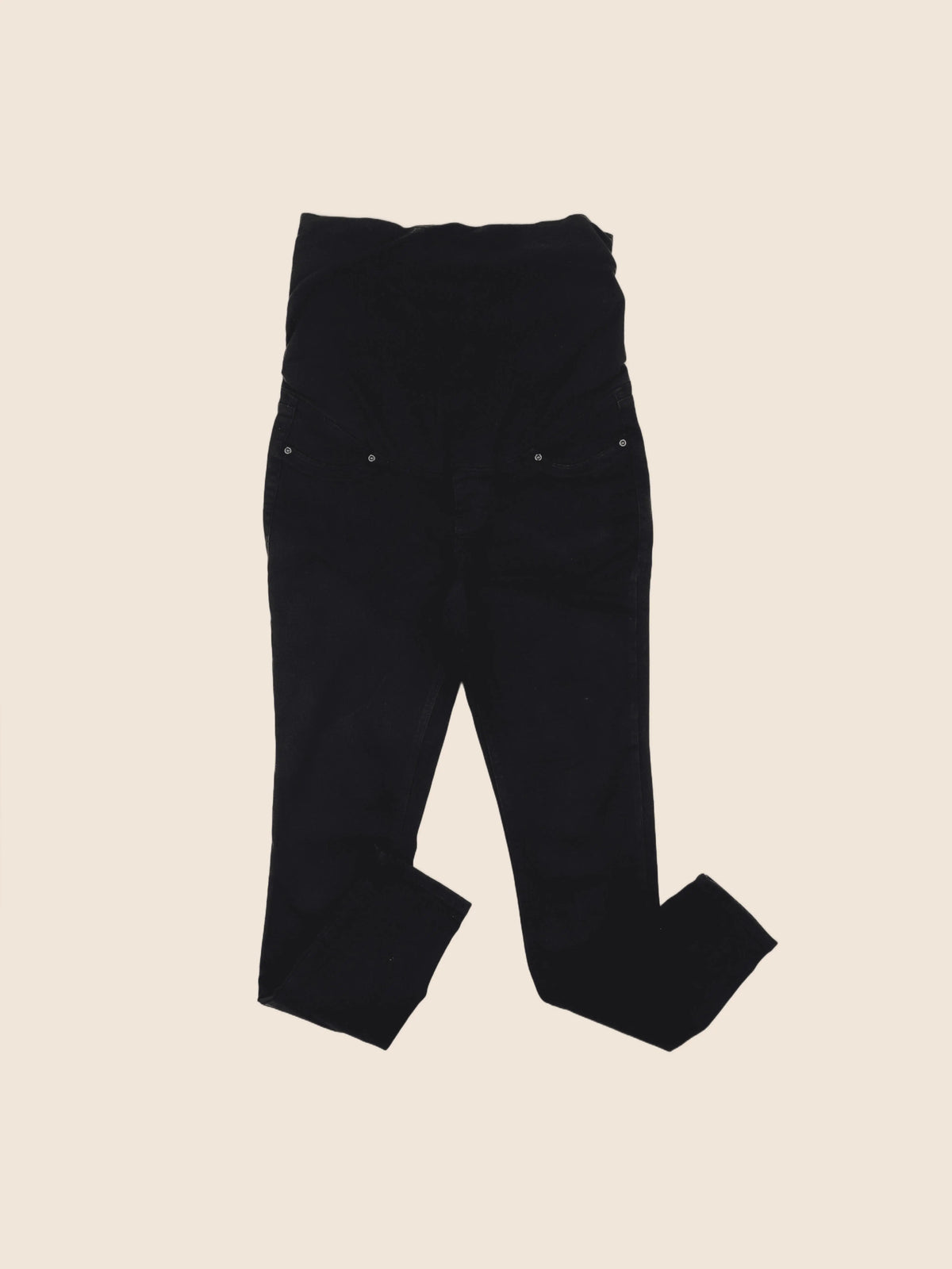 H&M - pantalon grossesse noir - 38