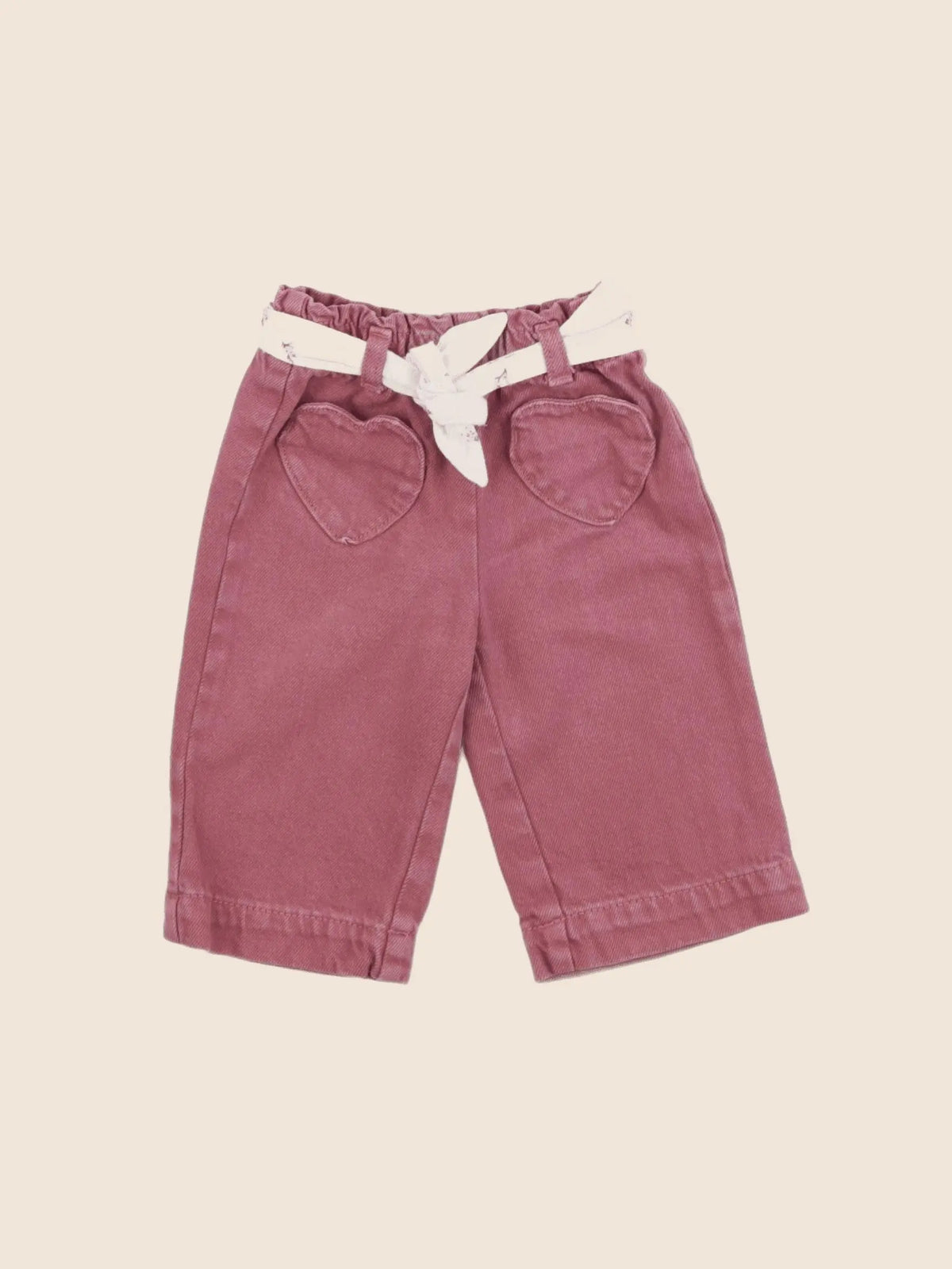 Vertbaudet - jean rose - 6 mois