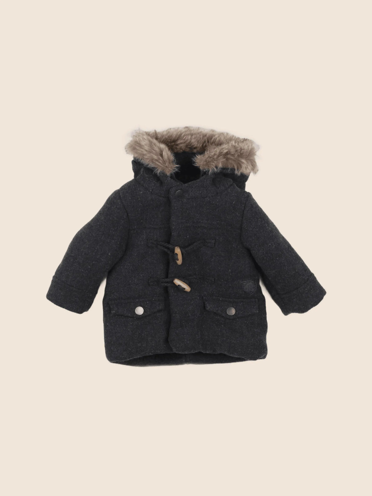 Vertbaudet - manteau gris - 3 mois