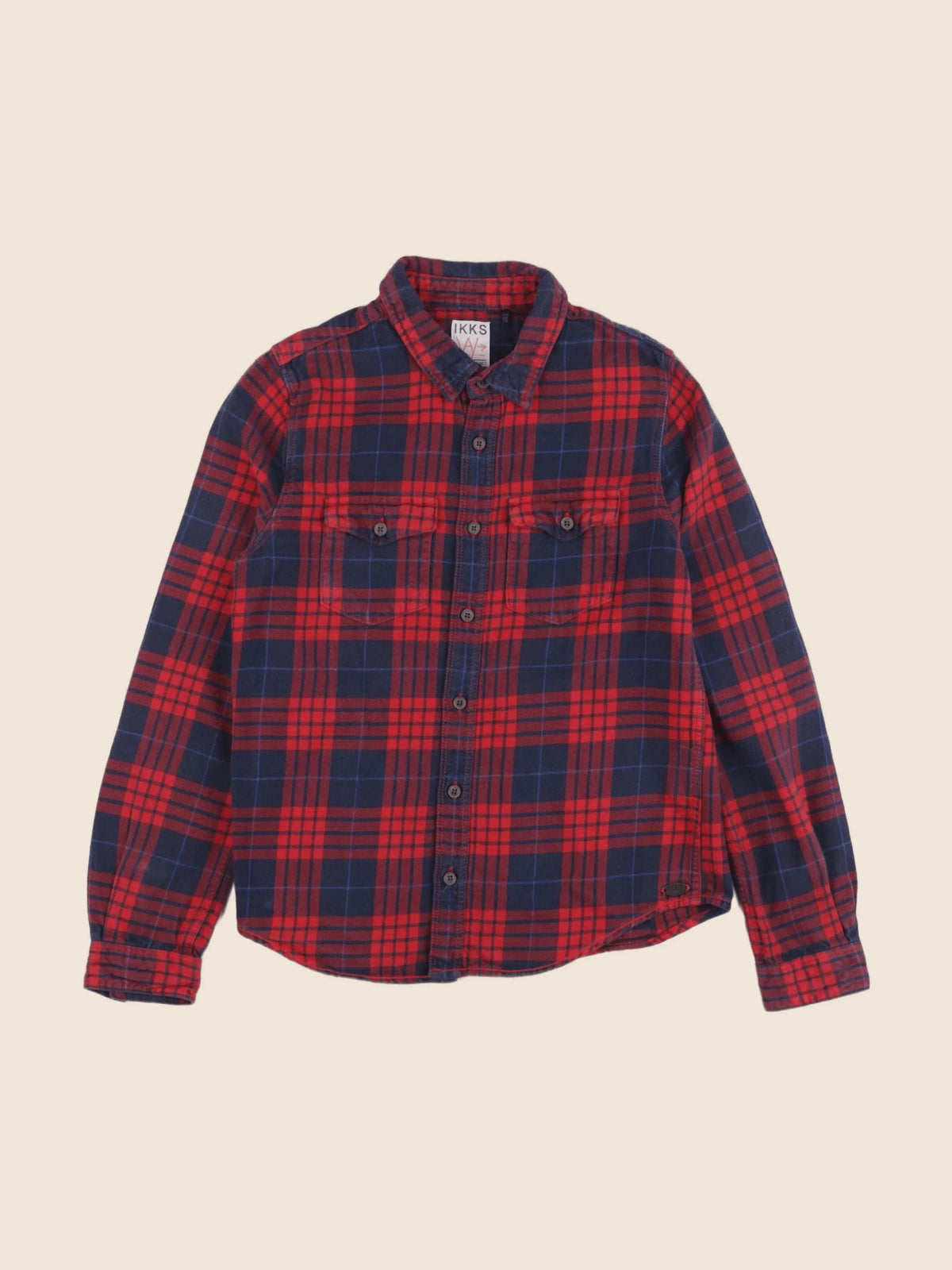 IKKS - chemise rouge - 10 ans