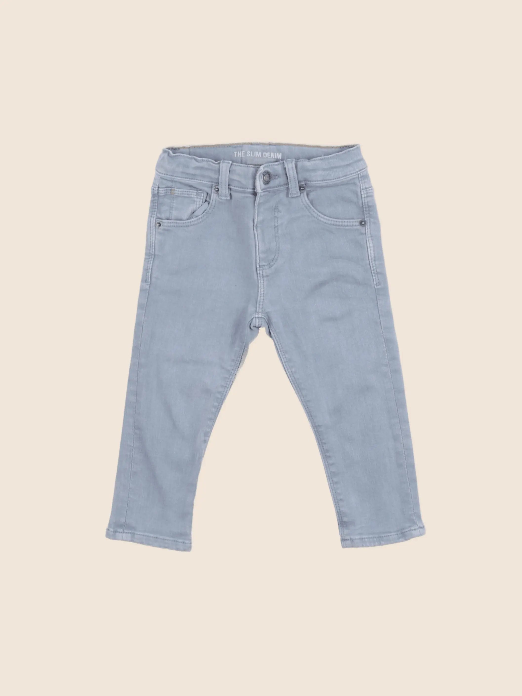 Zara - pantalon bleu - 12/18 mois