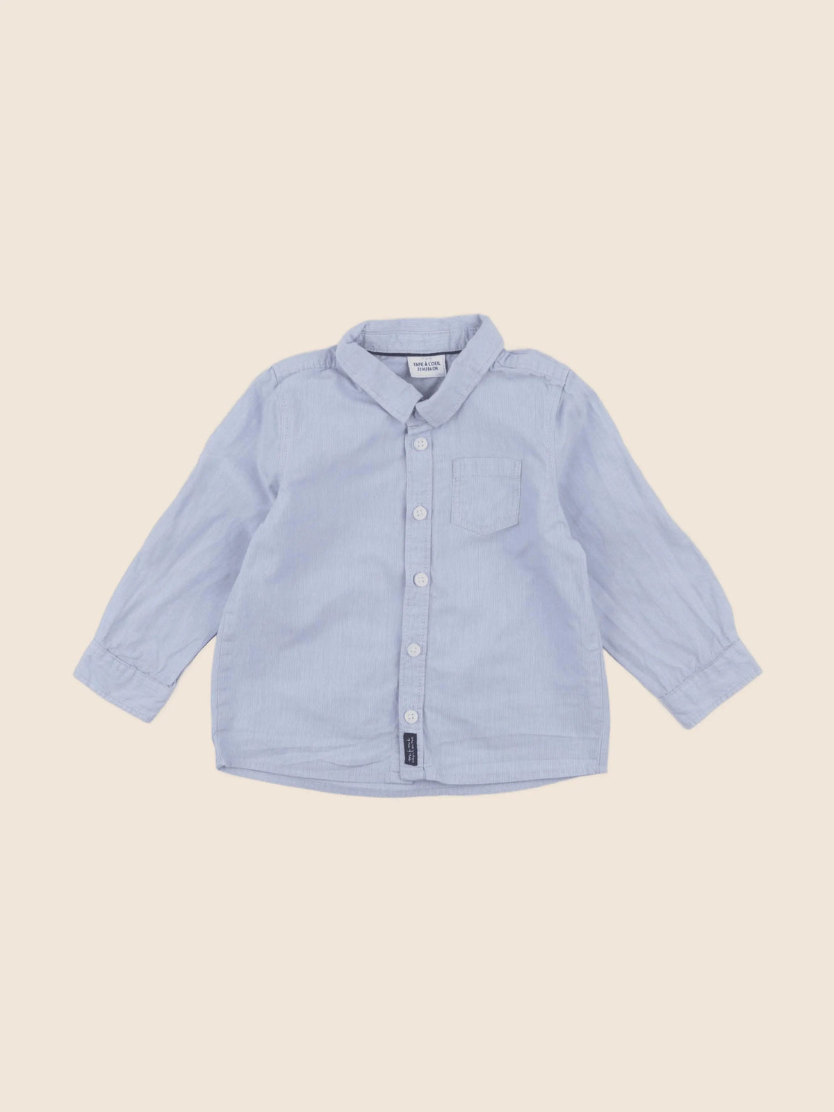 Tape à l'oeil - chemise bleu - 24 mois