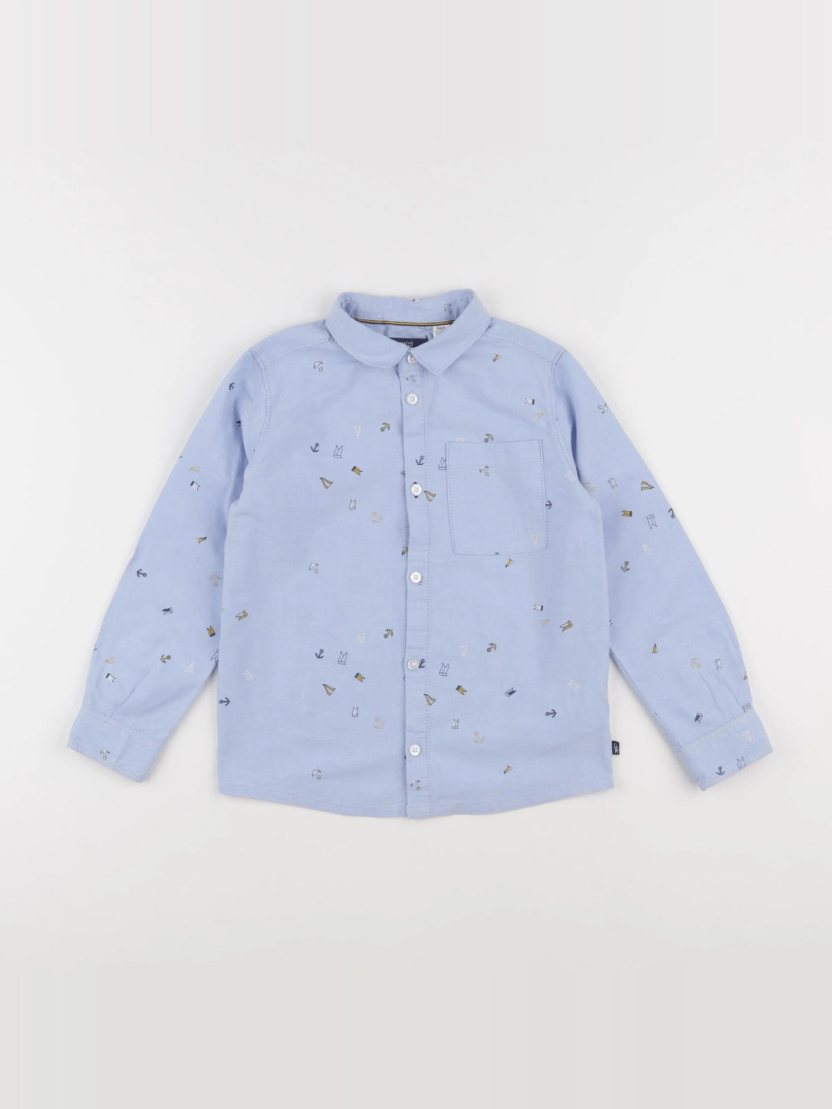 Okaidi - chemise bleu - 5 ans