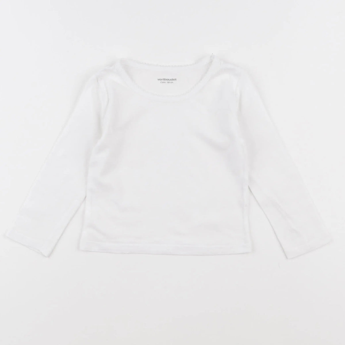 Vertbaudet - maillot de corps blanc - 2 ans