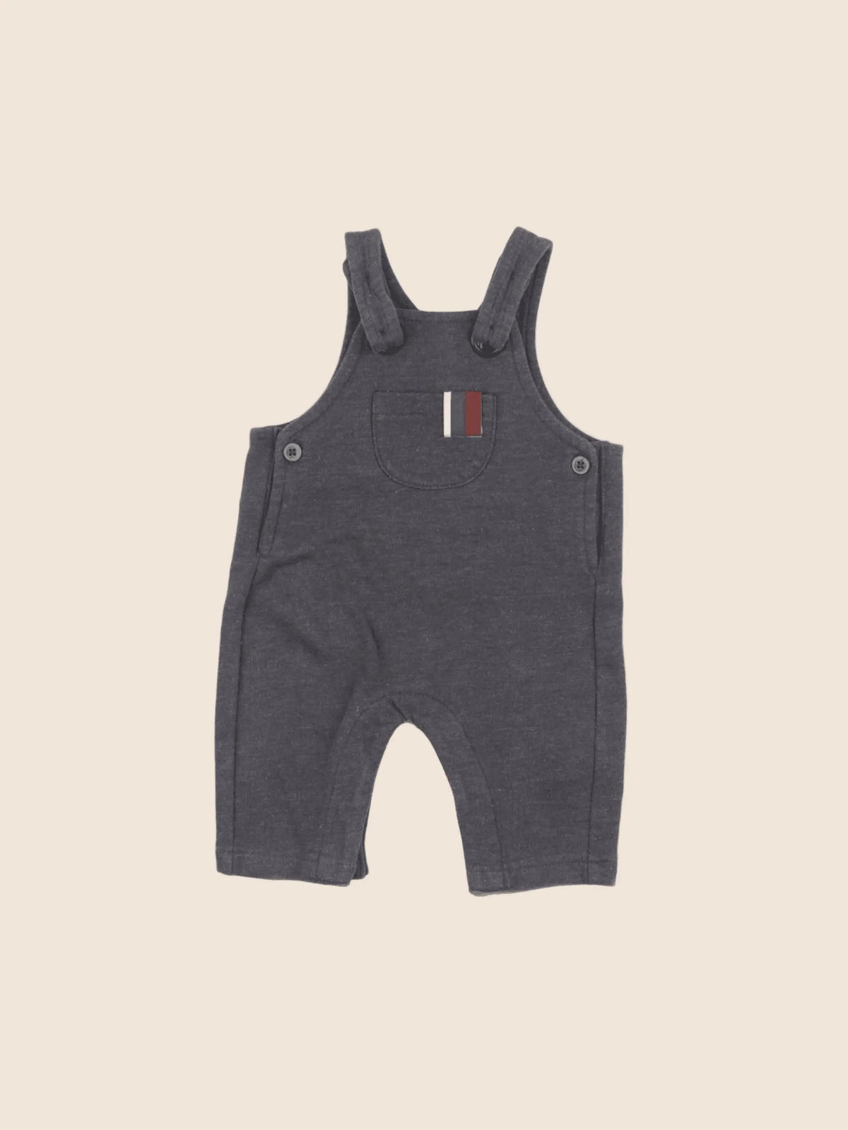 Vertbaudet - salopette gris - 3 mois