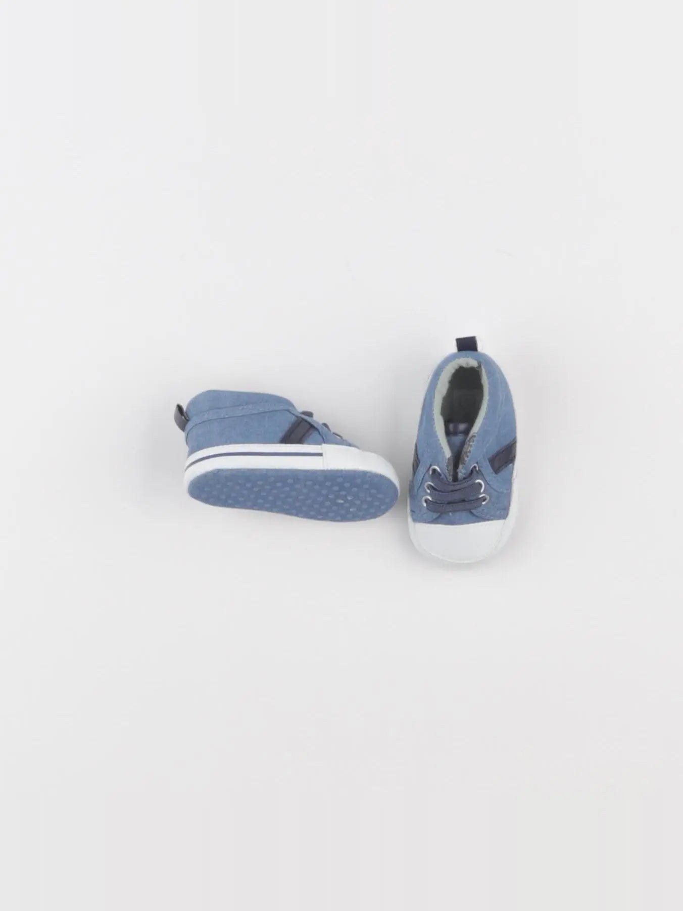 Vertbaudet - chaussons bleu - pointure 17