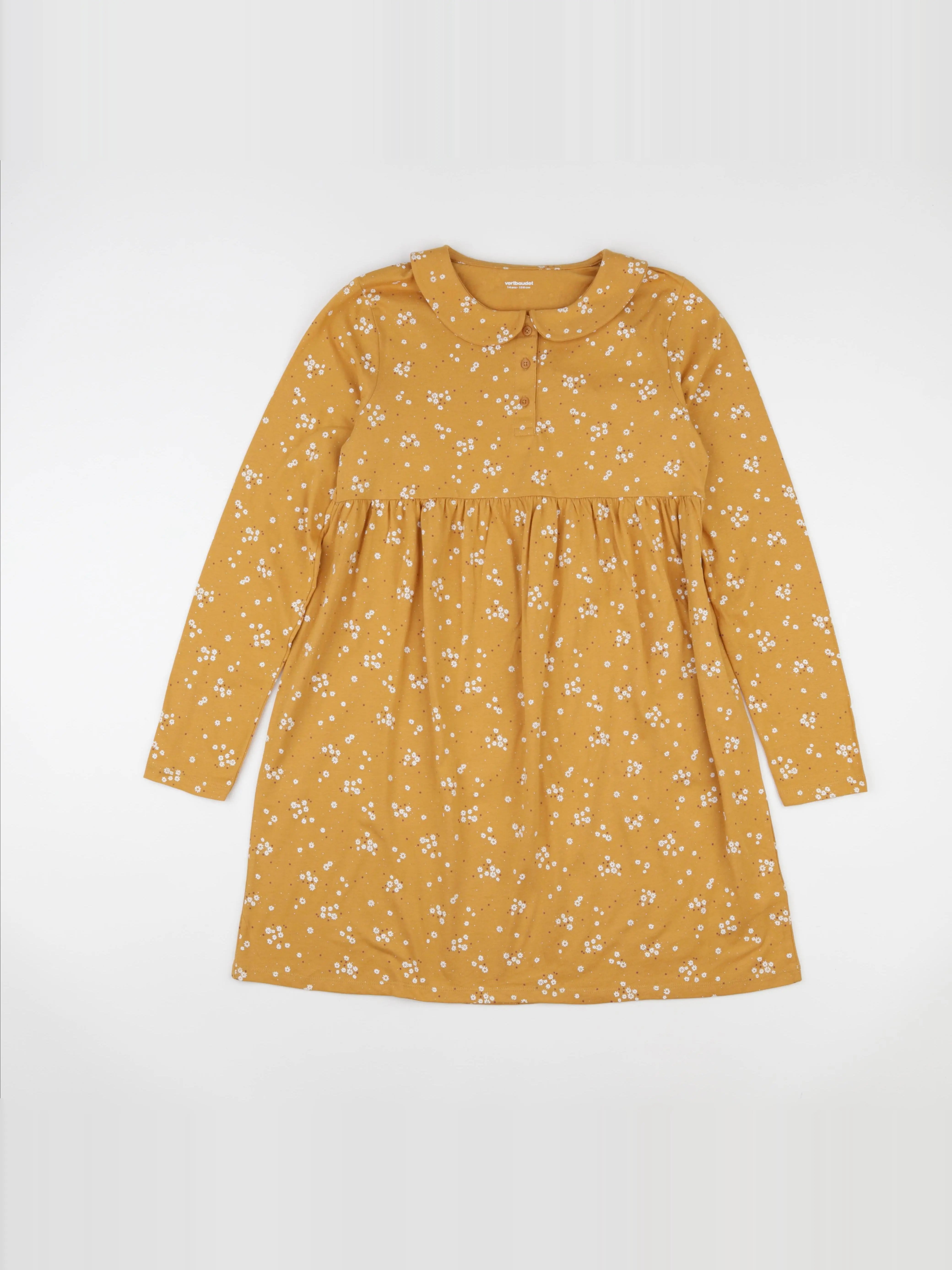 Vertbaudet - robe jaune - 14 ans
