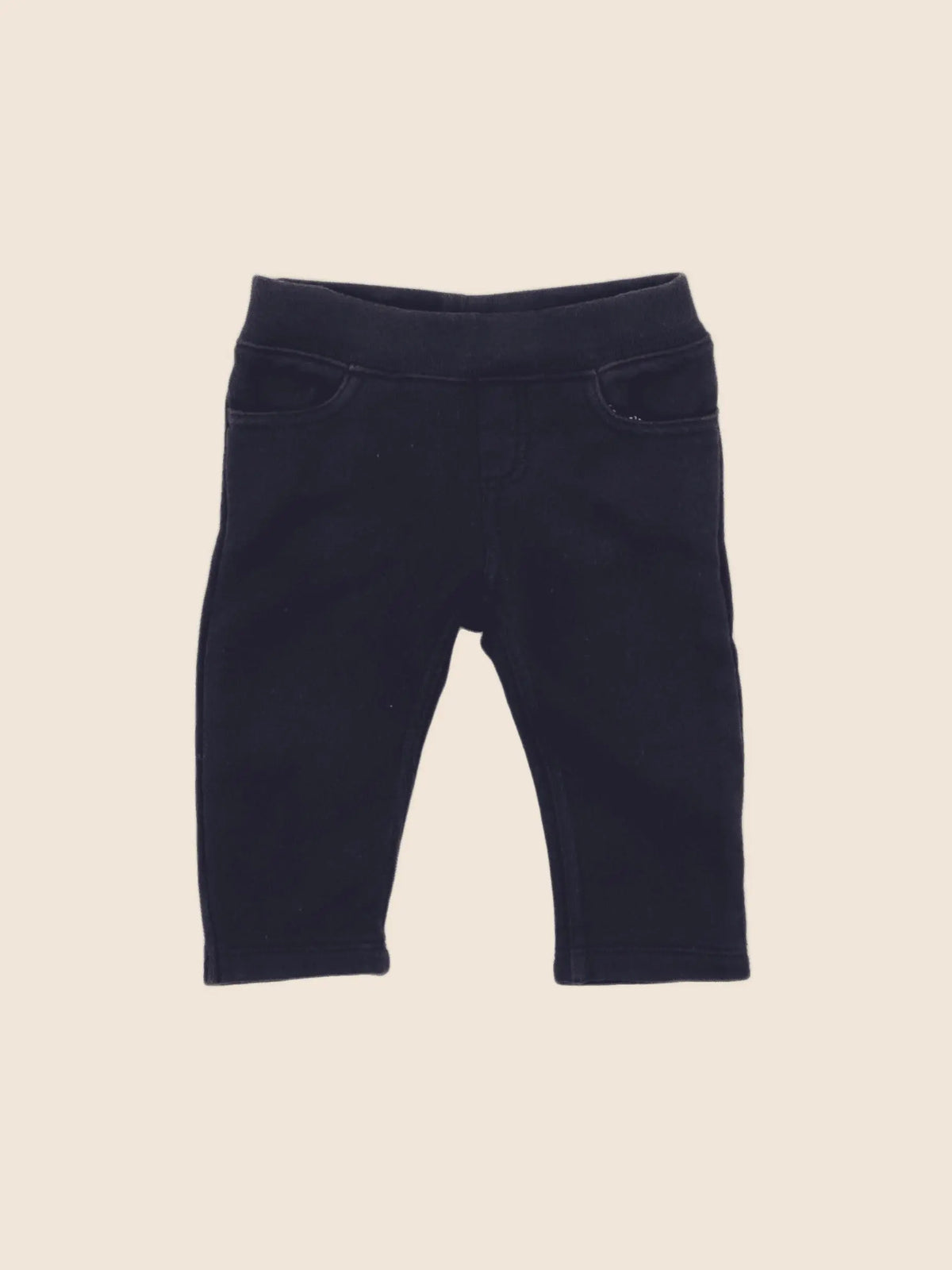 Petit Bateau - pantalon bleu - 3 mois