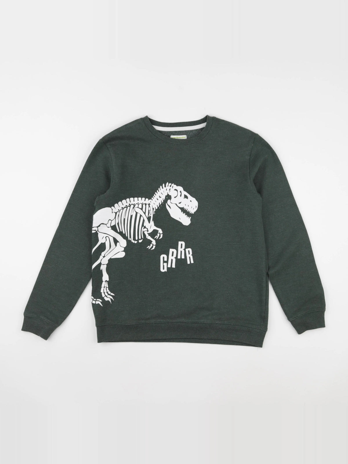 Vertbaudet - sweat vert - 14 ans