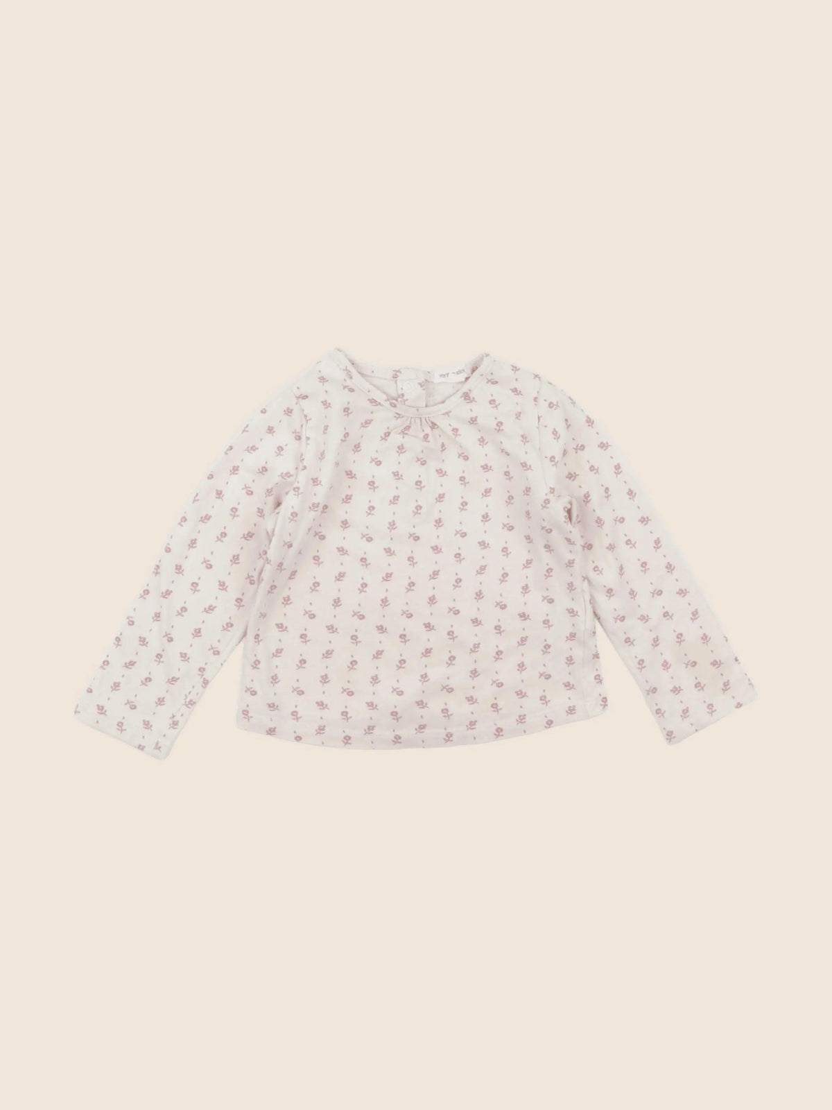 Vertbaudet - tee-shirt beige - 18 mois