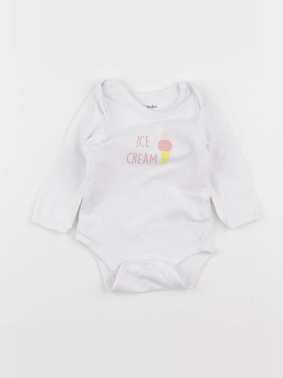 Vertbaudet - body blanc - 3 mois