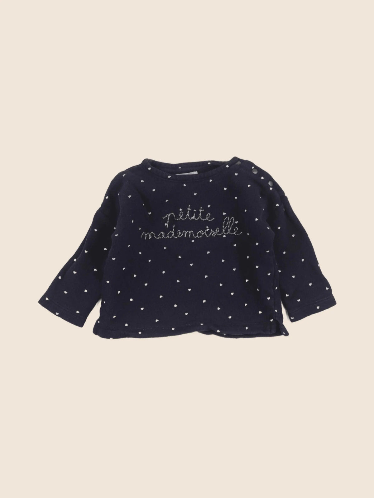 Boutchou - sweat bleu - 9 mois