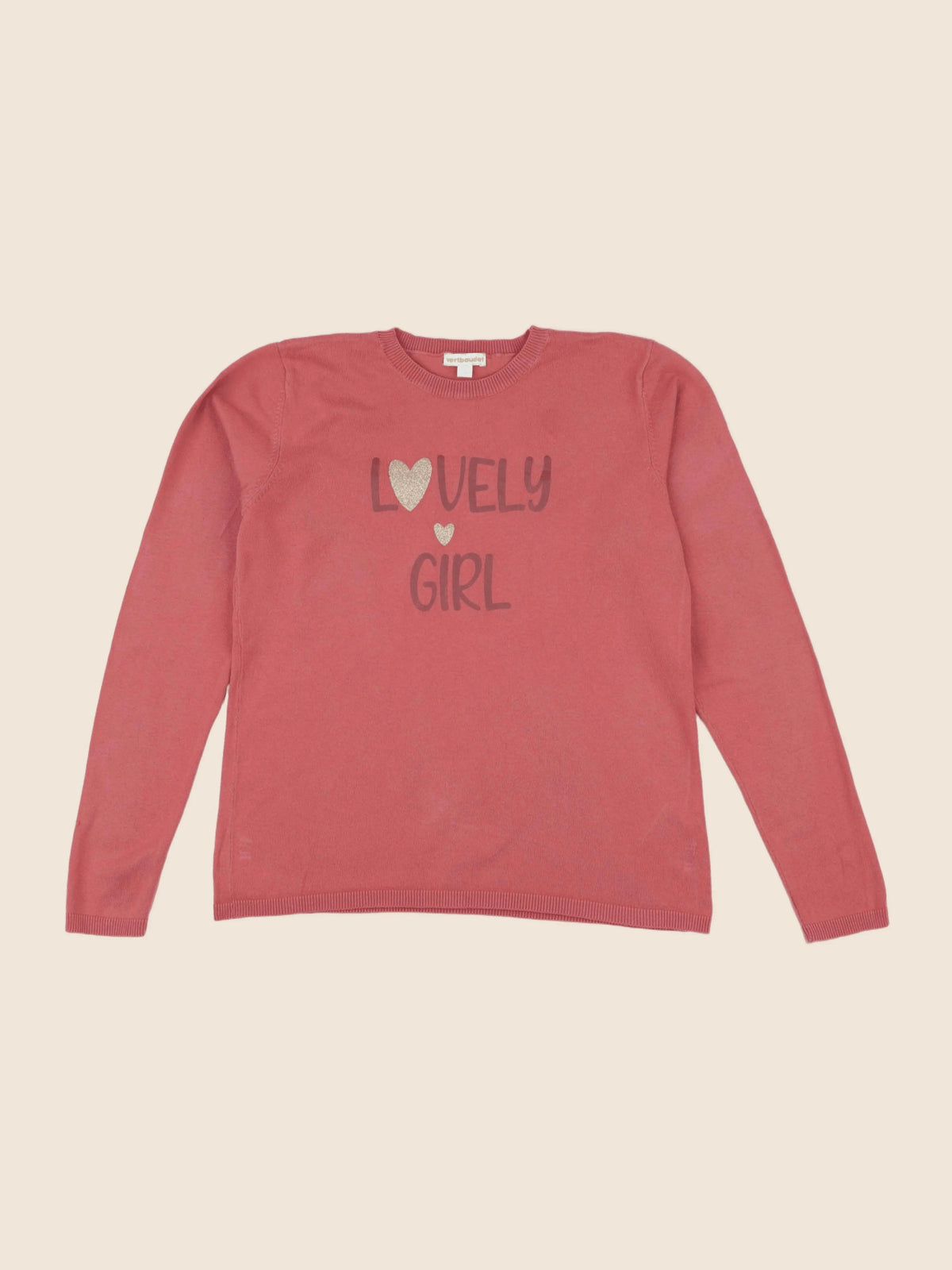 Vertbaudet - pull rose - 12 ans