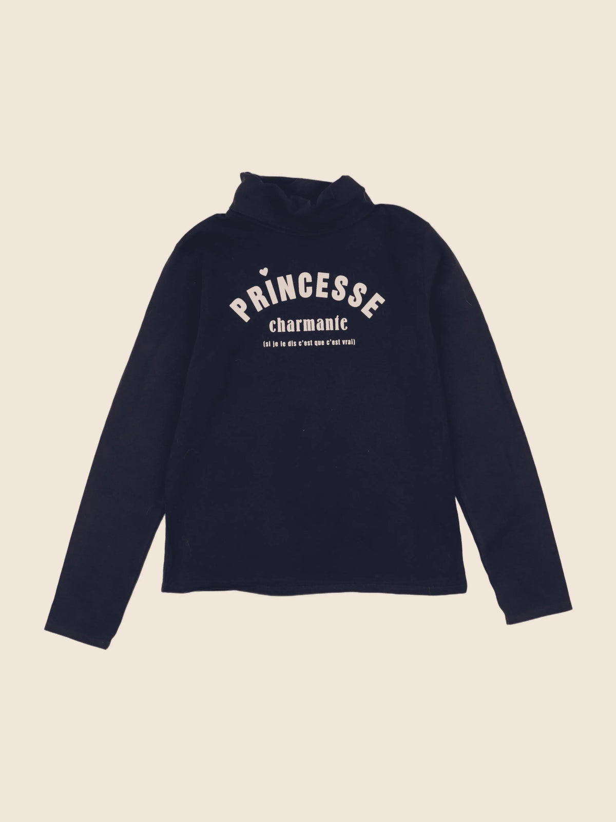 Vertbaudet - sous-pull bleu - 10 ans